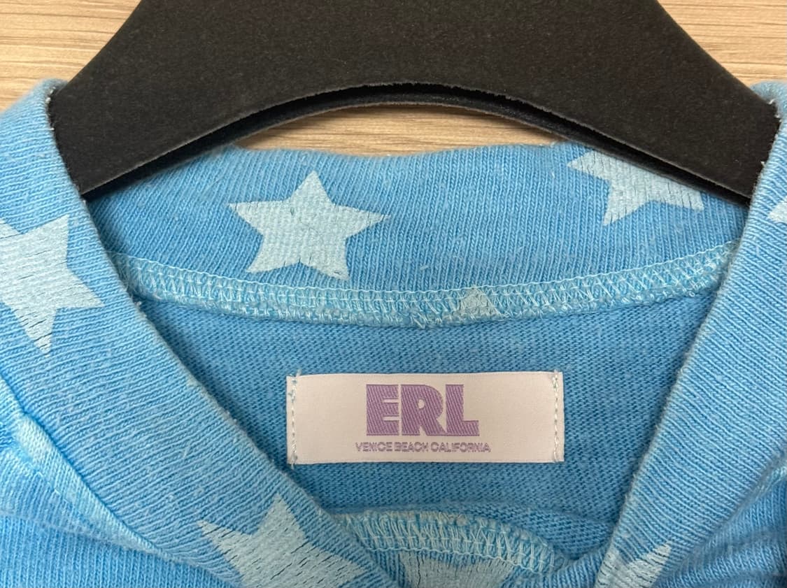 ERL 스타 패널 슬리브 반팔 티셔츠 상품이미지4