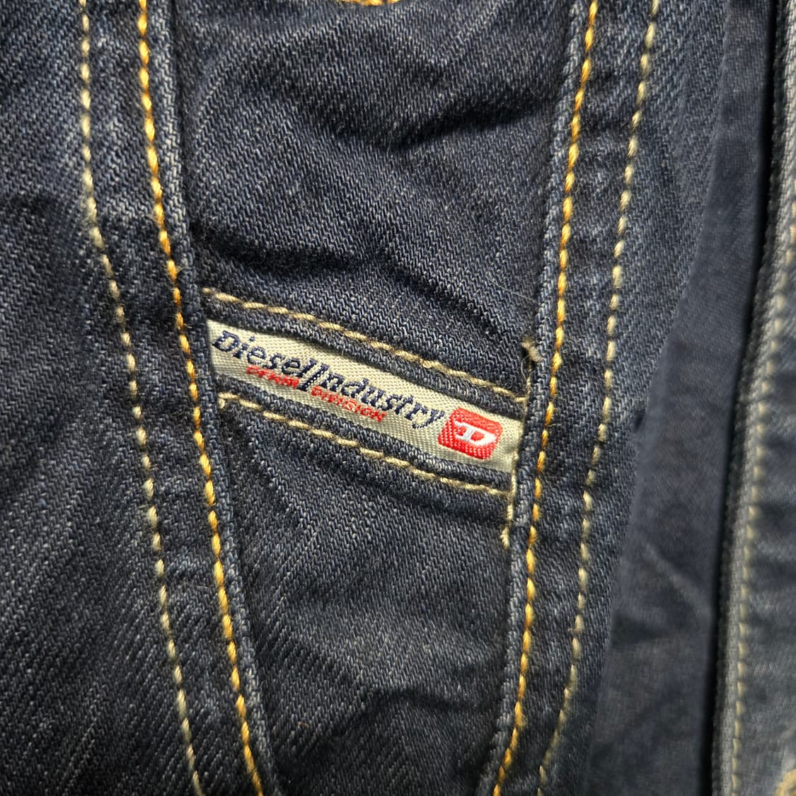 디젤  빈티지 워싱 데님 크롭 청자켓  상품이미지4