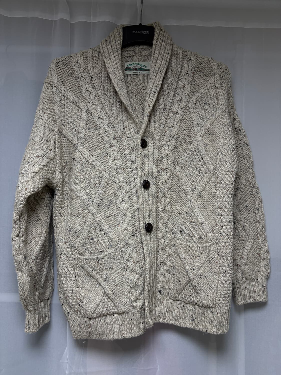 아란 크래프트 숄카라 가디건 상품이미지1