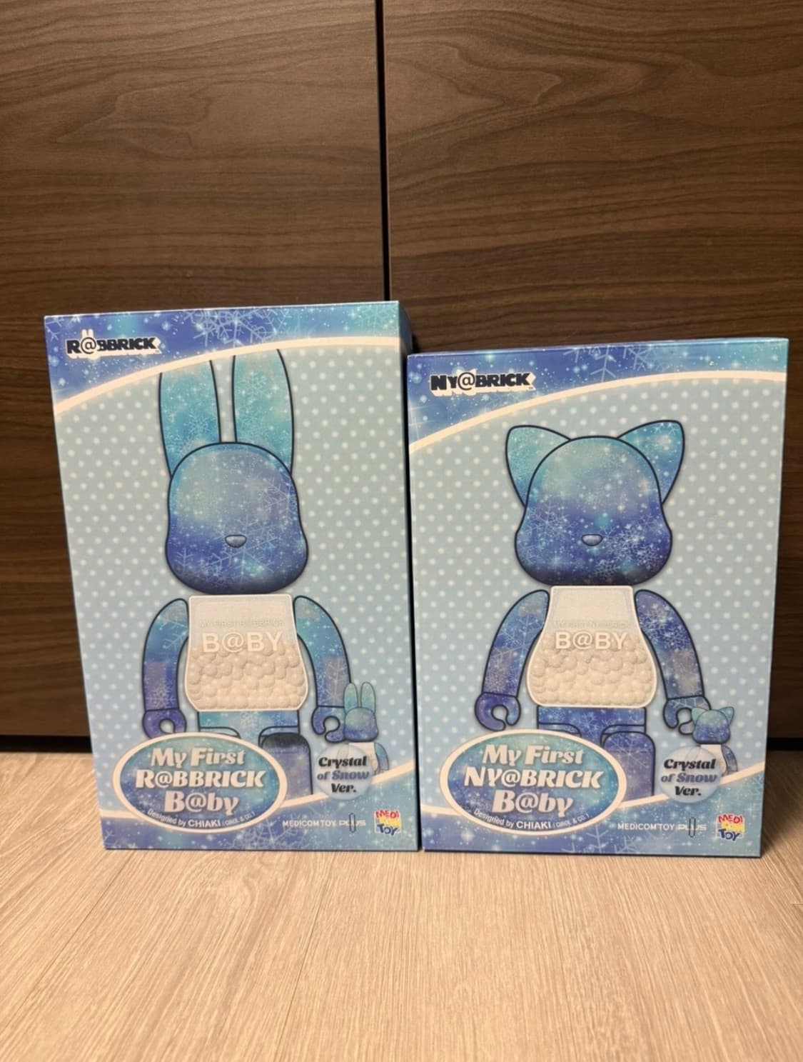 베어브릭 마이퍼스트 크리스탈 스노우 레브릭, 냐브릭 상품이미지1