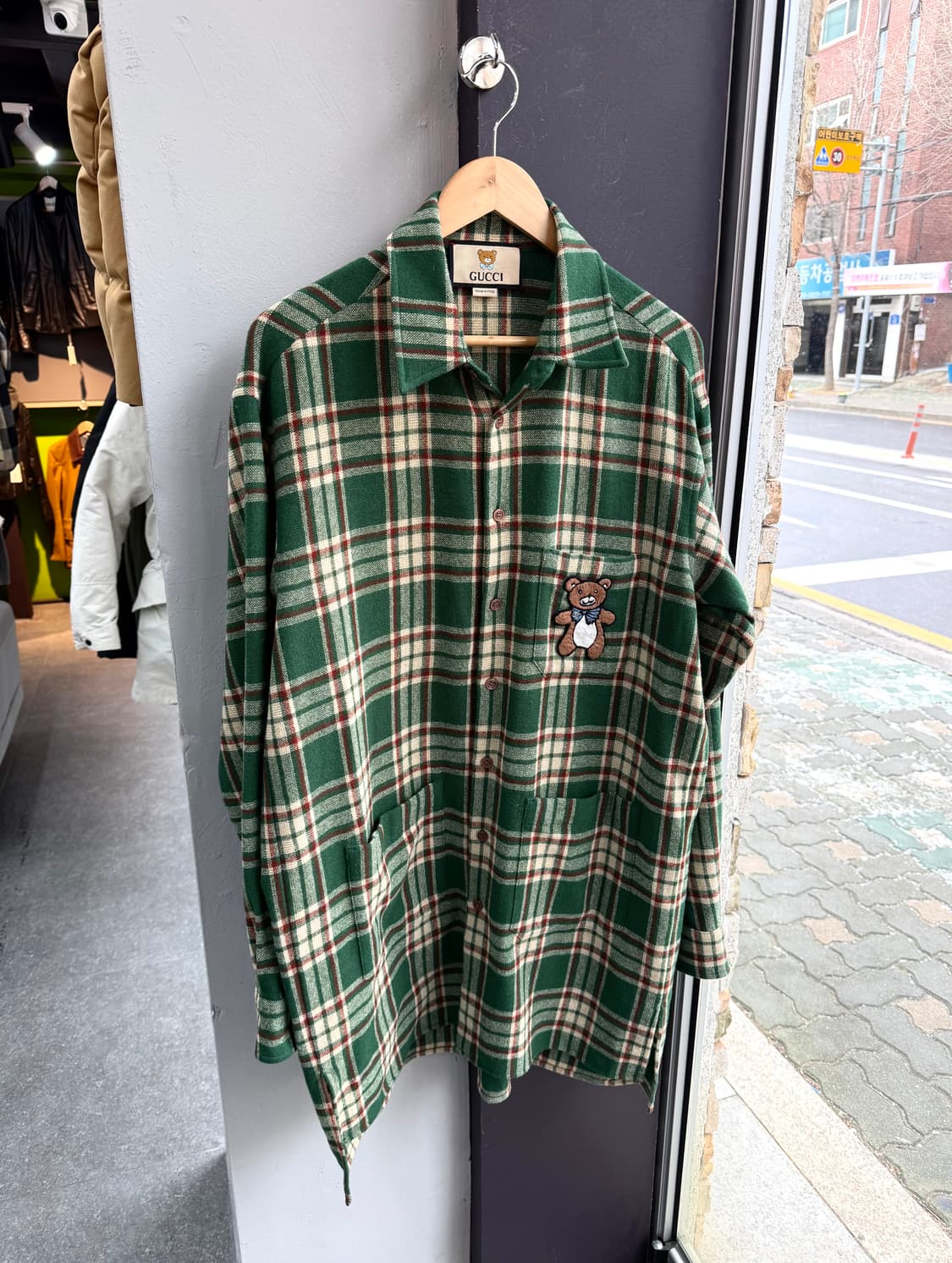 48/ 구찌X카이X테디베어 플란넬 레디투웨어 자켓 상품이미지4