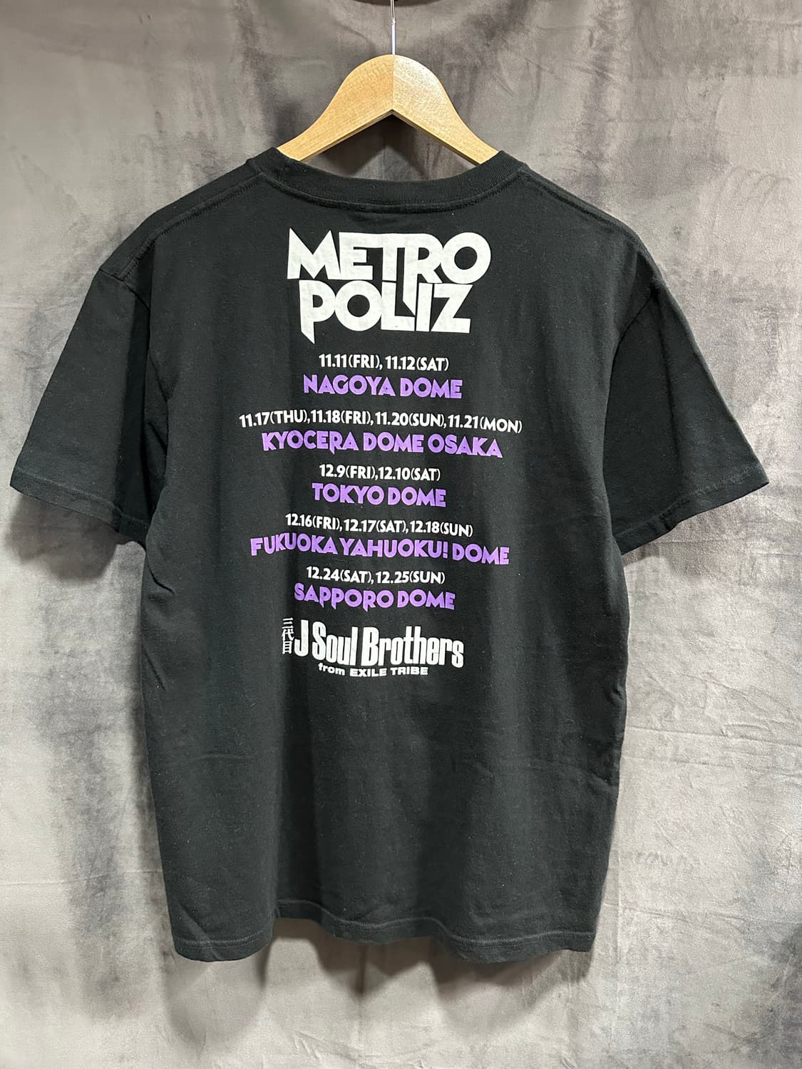 J Soul Brothers METROPOLIZ 돔투어 반팔 티셔츠 굿즈 상품이미지6