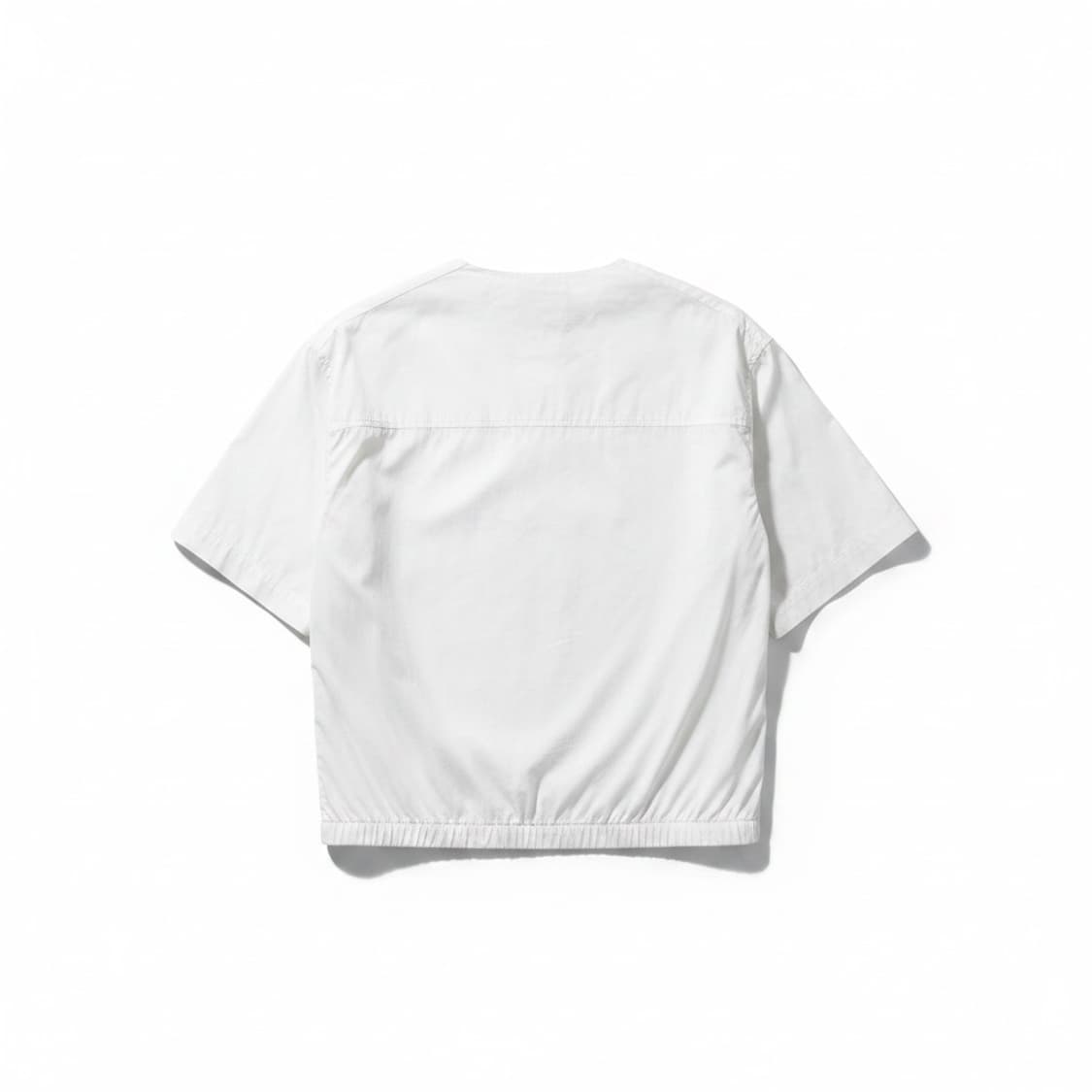 SYSTEM 화이트 숏 슬리브 블라우스  상품이미지1