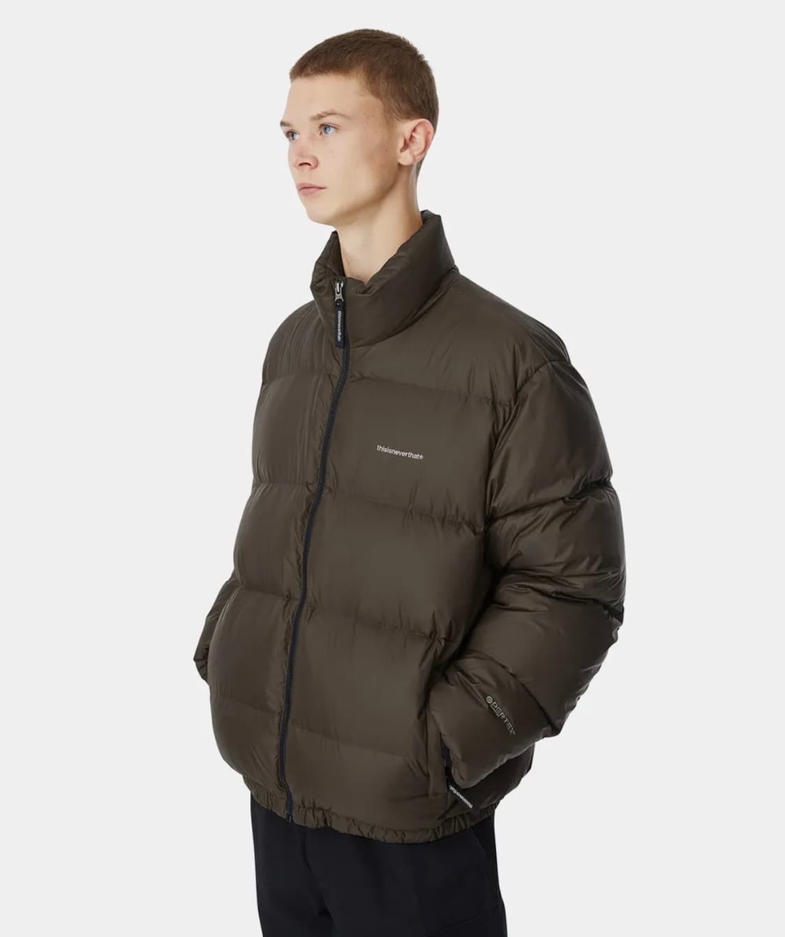 디스이즈네버댓 PERTEX® T Down Jacket Brown 패딩 상품이미지2