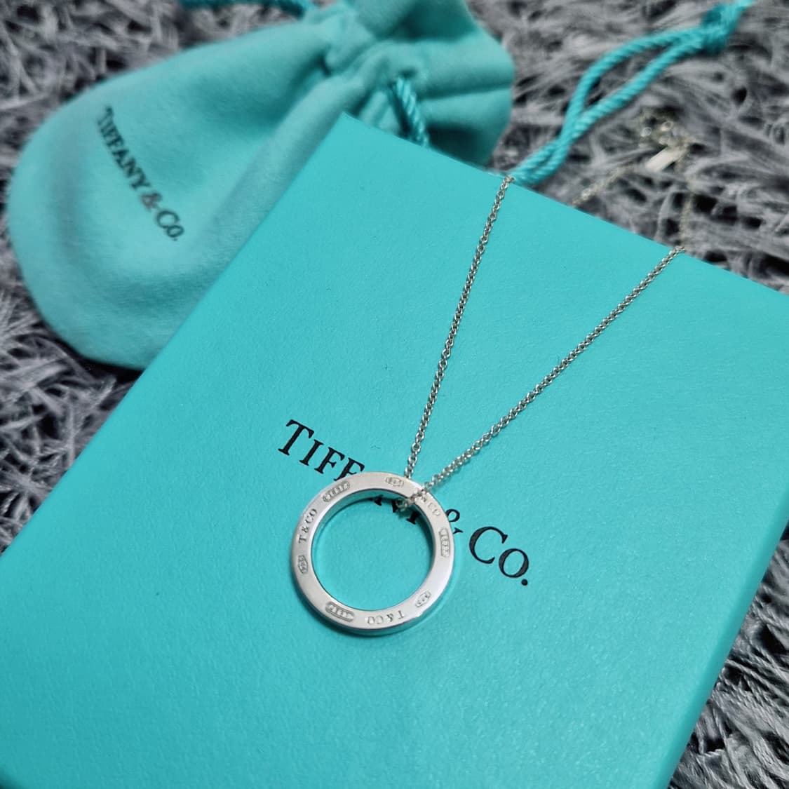 티파니 1837 써클 펜던트 목걸이 상품이미지2