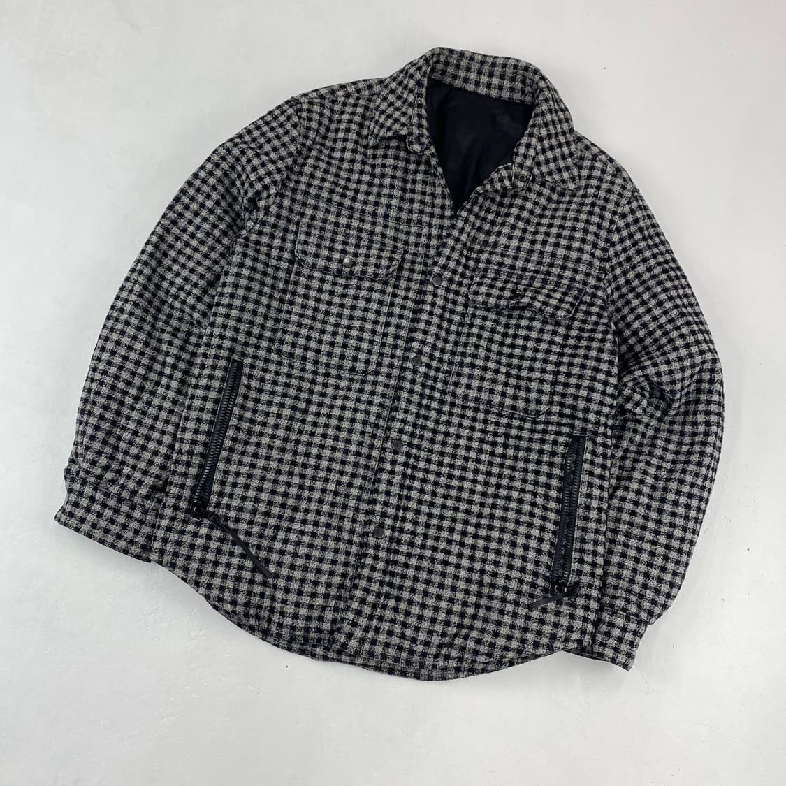 솔리드옴므 우영미 하운드 체크 누빔 자켓 (95) 상품이미지2