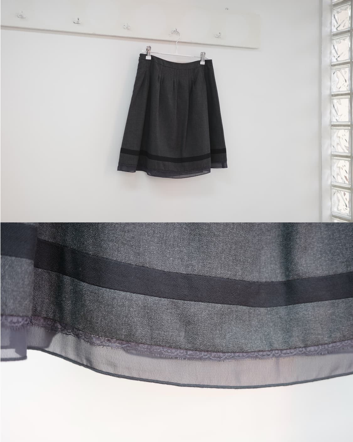  Klein plus charcoal skirt 상품이미지4