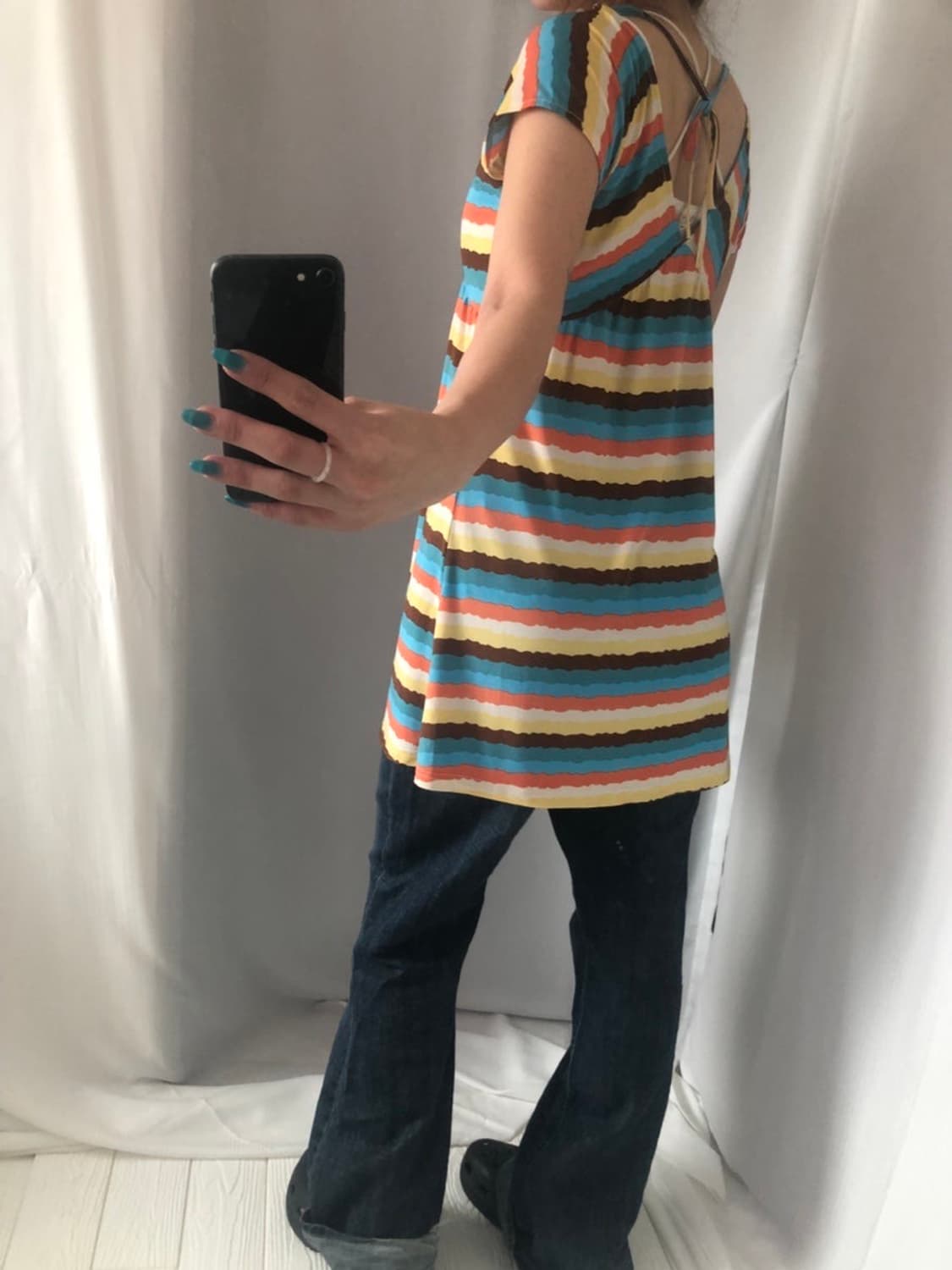 775. rainbow color melody dress  상품이미지6