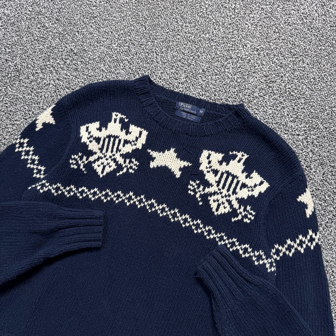 Name : 폴로 랄프로렌 네이비컬러 패턴 니트 :) 상품이미지2