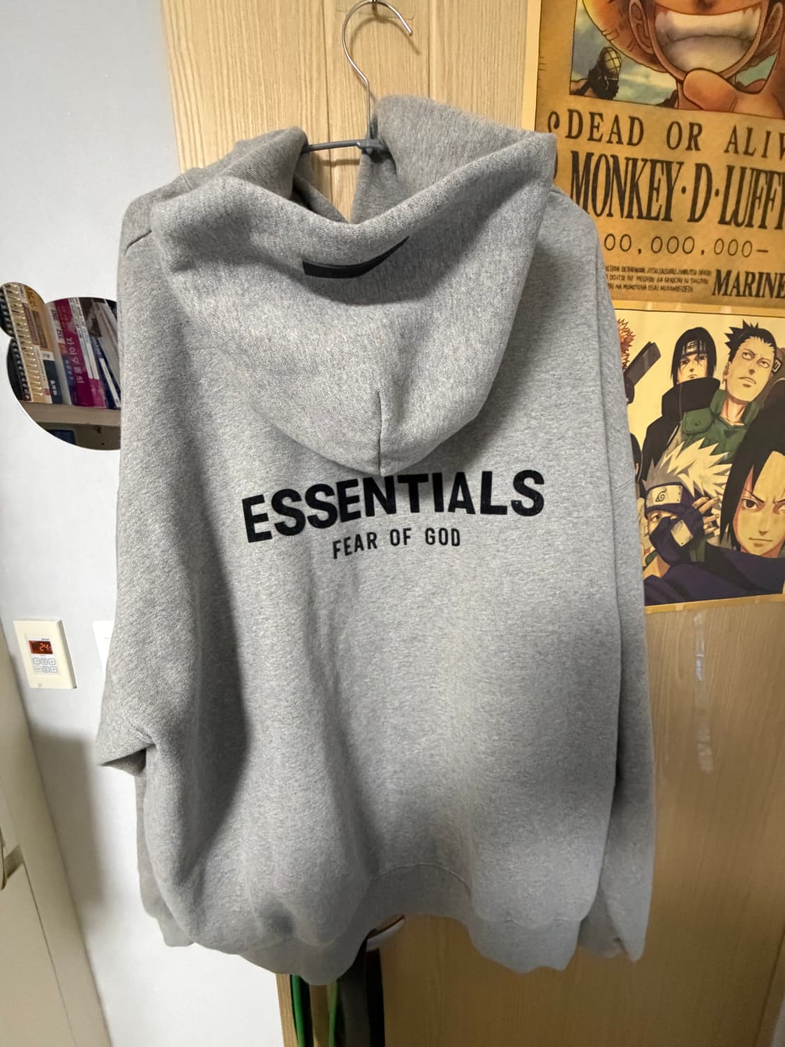 ESSENTIALS 에센셜 다크오트밀 후드티 상품이미지3