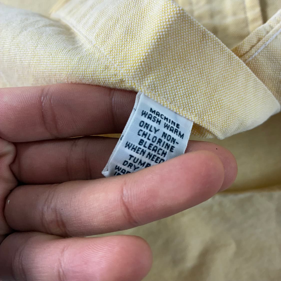 Polo  폴로 랄프로렌 자수 코튼 옐로우 옥스퍼드 셔츠  상품이미지5