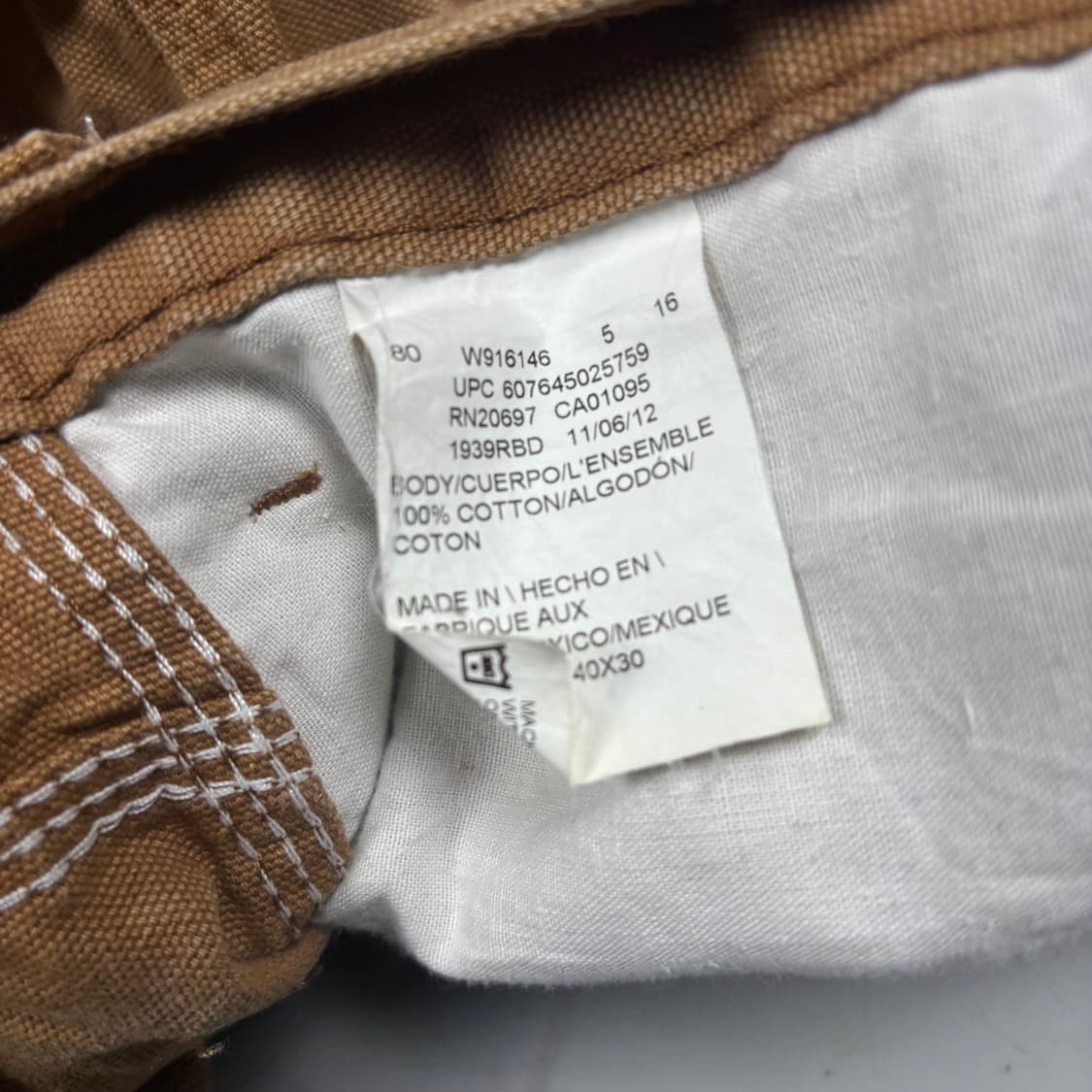 디키즈 브라운컬러 워크 팬츠 상품이미지6