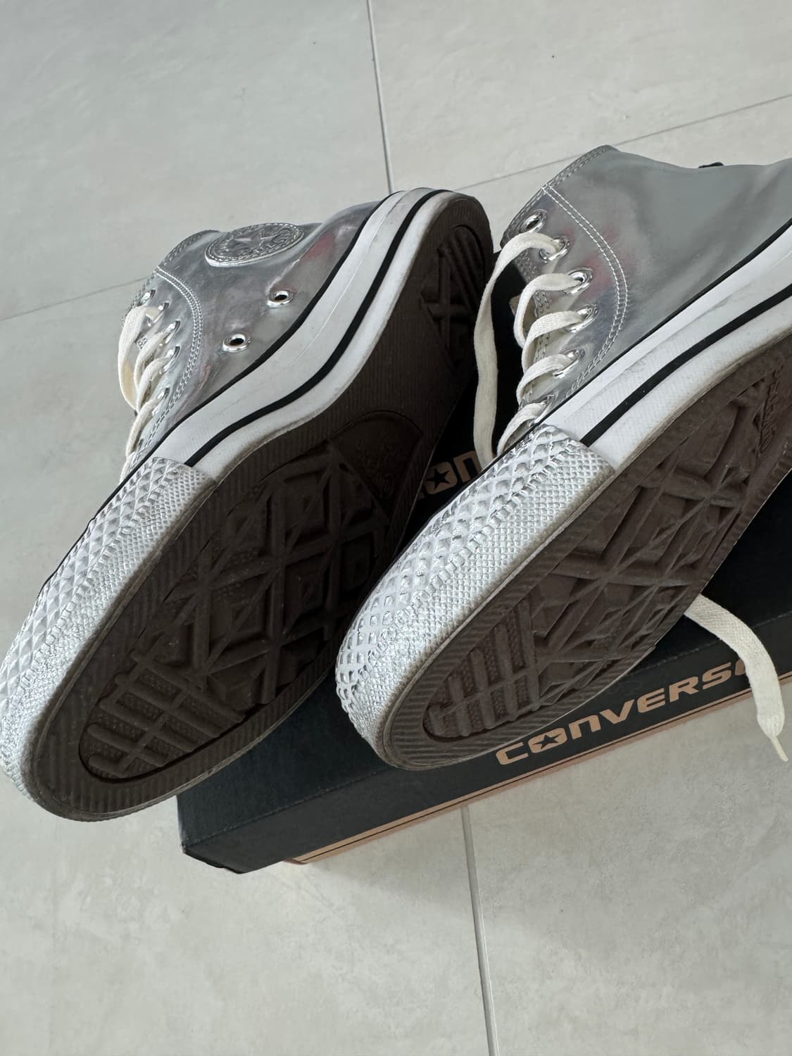컨버스 척테일러 실버 HI 550288C 상품이미지6