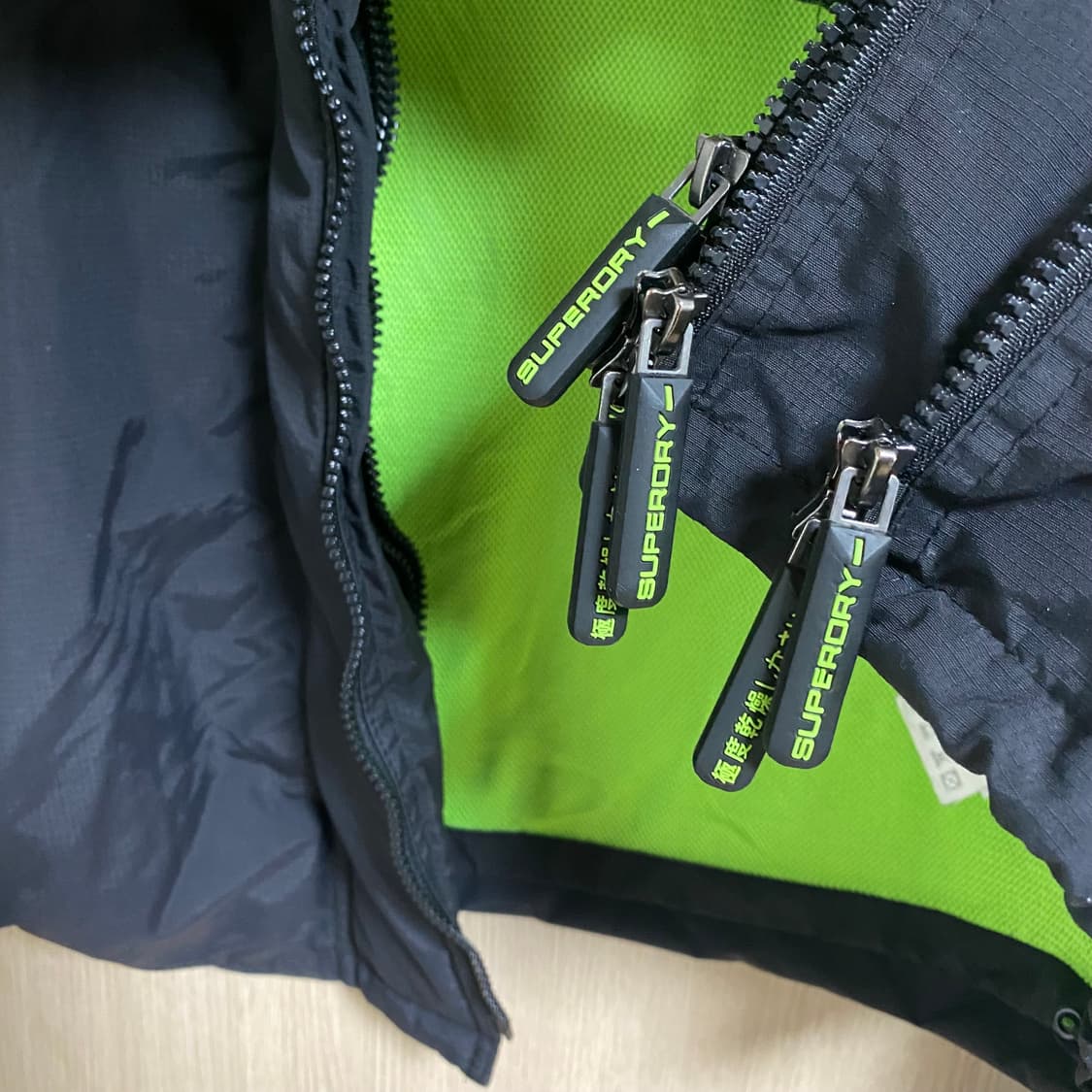 슈퍼드라이 3zip 윈드브레이커 자켓 XL 상품이미지4