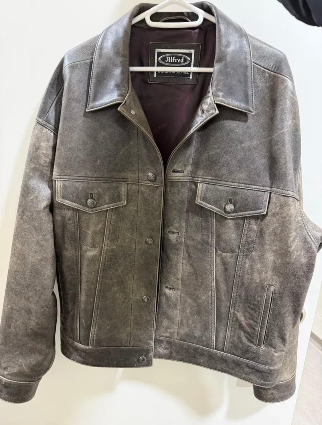 헤리티지플로스 알프레드 레더 자켓 alfred 상품이미지3