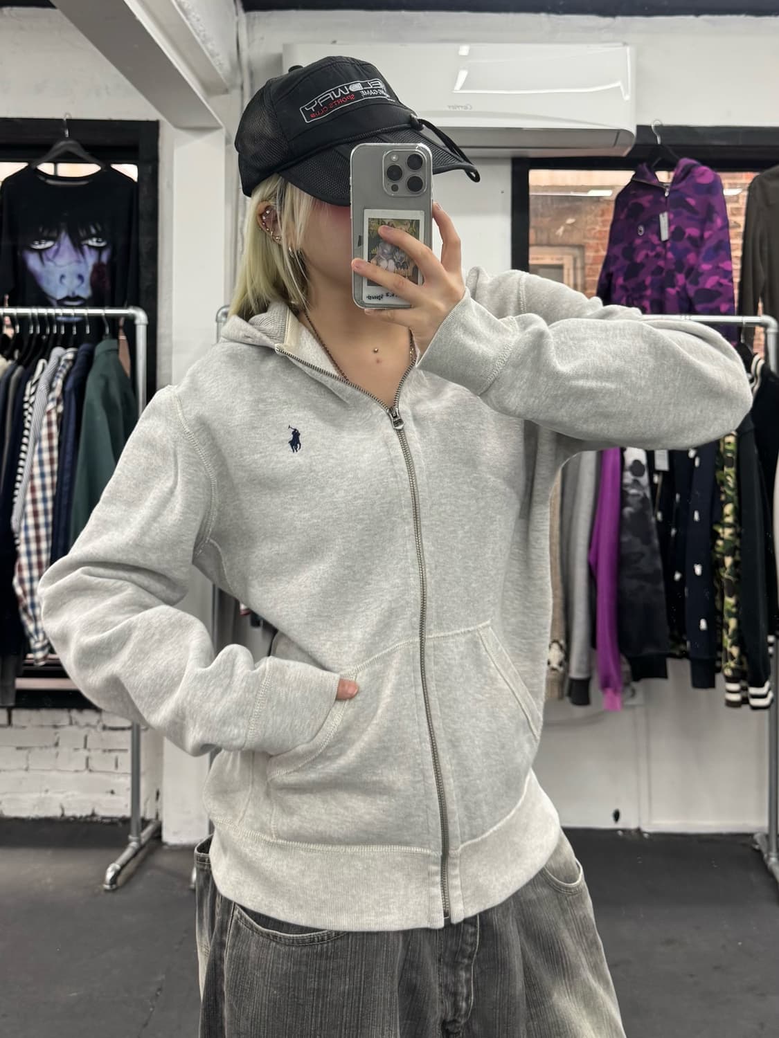 폴로 랄프로렌 써멀 후드집업 상품이미지6