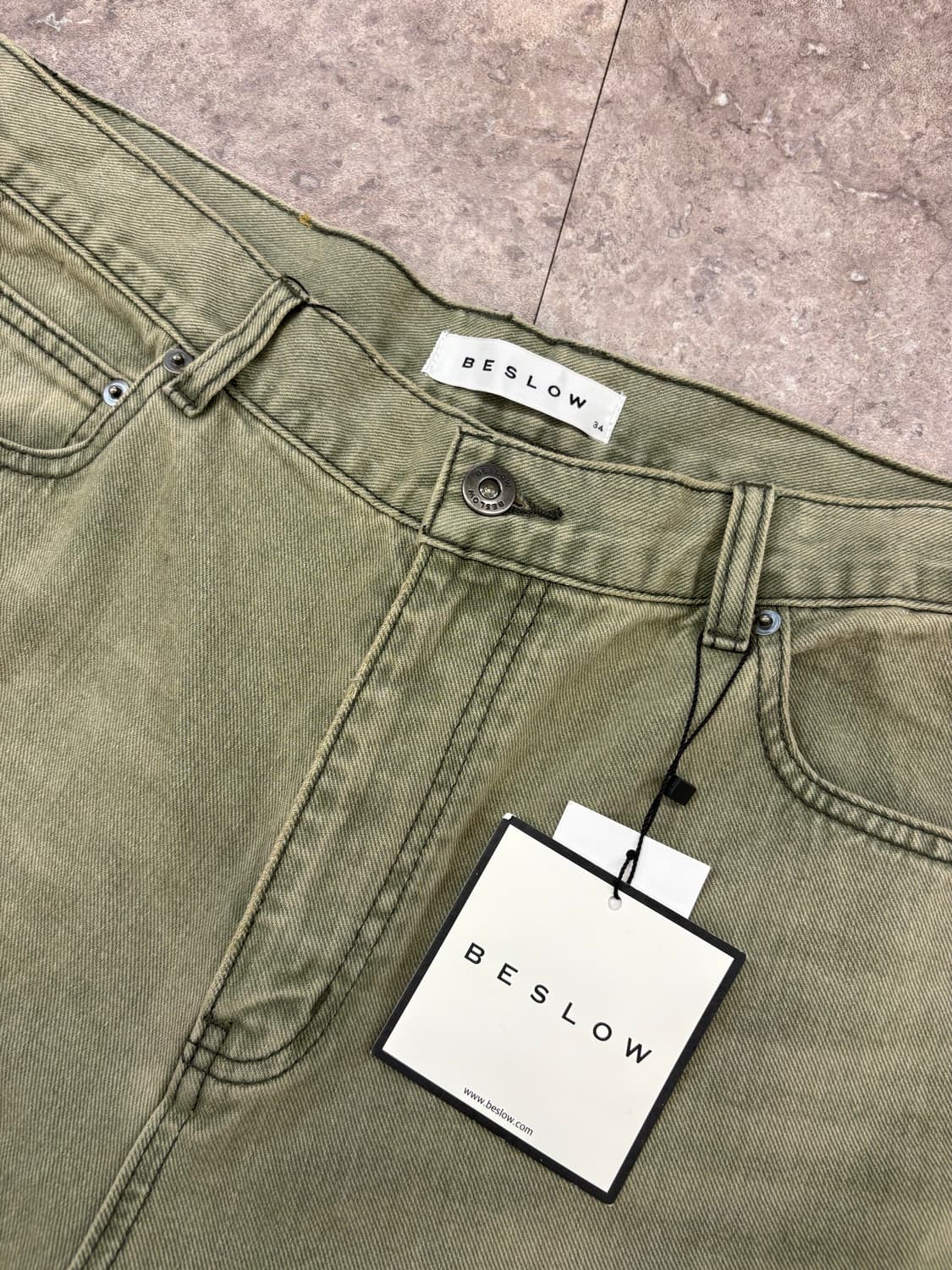 beslow 카키 워싱 팬츠 #csz4479 상품이미지4