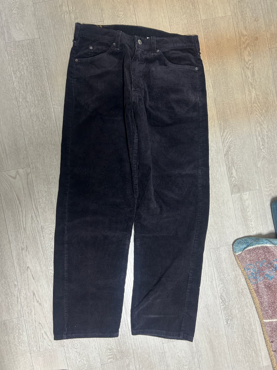 90s 리바이스 565 코듀로이 블랙 미제 상품이미지1