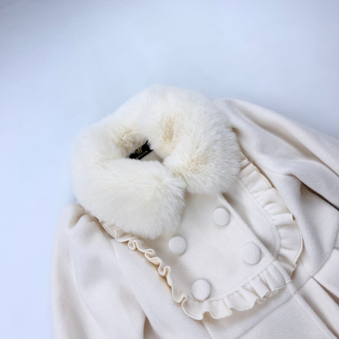 ROJITA 로지타 화이트 퍼 코트 상품이미지2