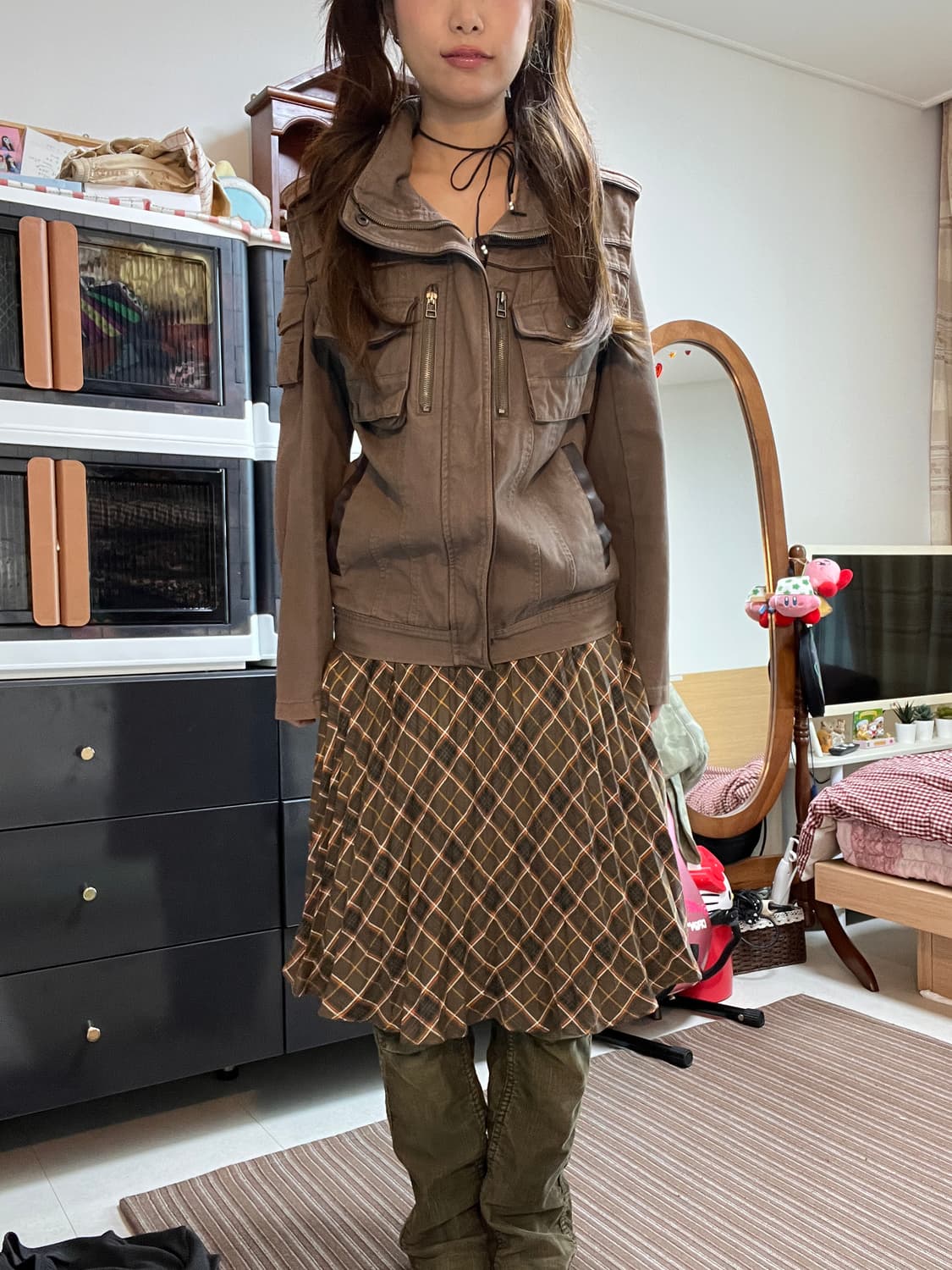 빈티지 자켓 코디 세트 상품이미지5