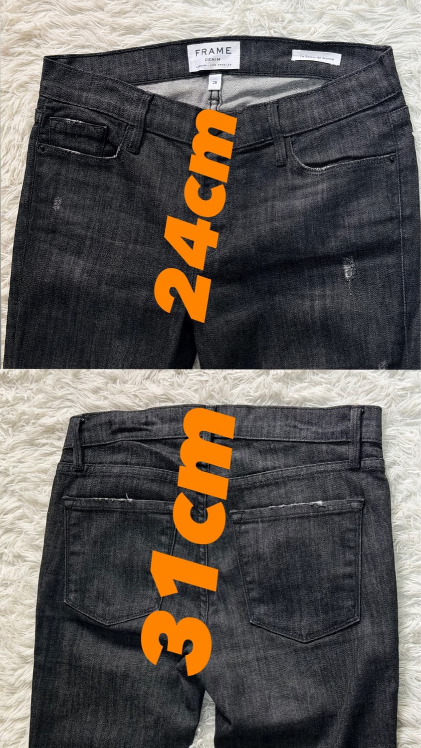 [프리미엄 디스트로이드] FRAME Denim 'Le Skinny de 상품이미지4