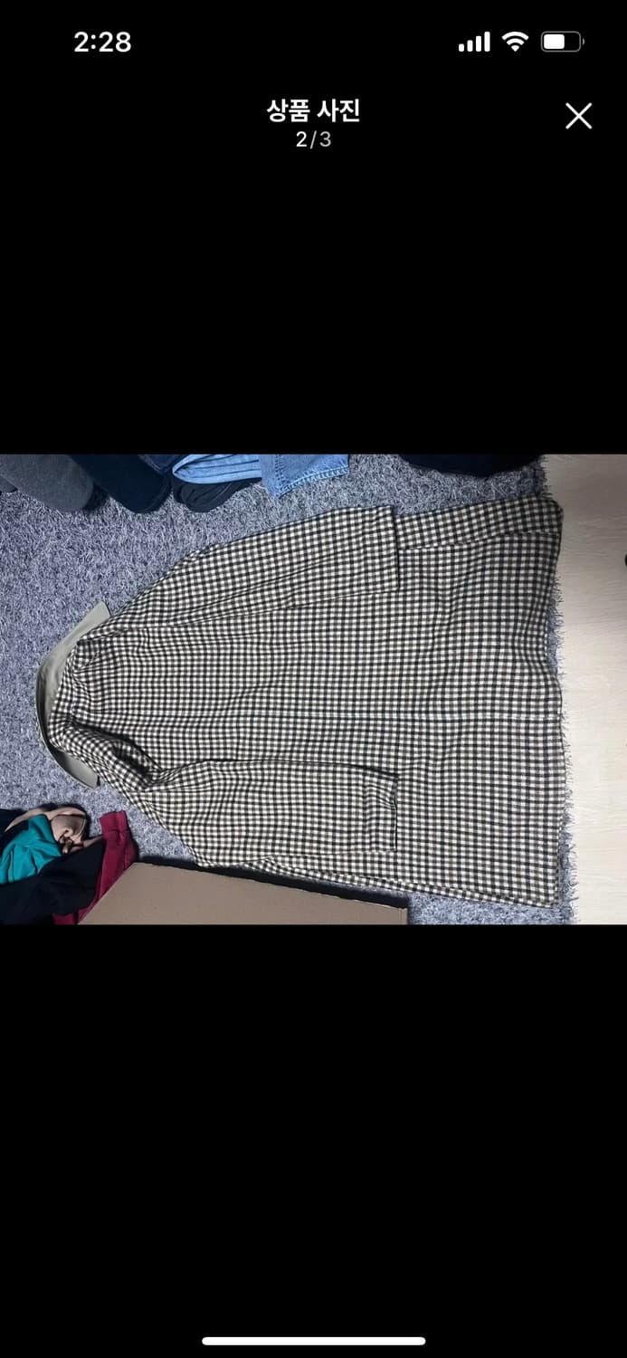 아나토미카 싱글래글런 리버시블 코트 48사이즈 상품이미지2