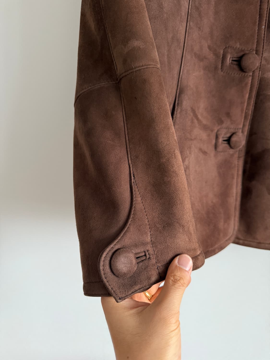 Pre owned 리얼 퍼 무스탕(양가죽, 양털, 모피) 상품이미지3