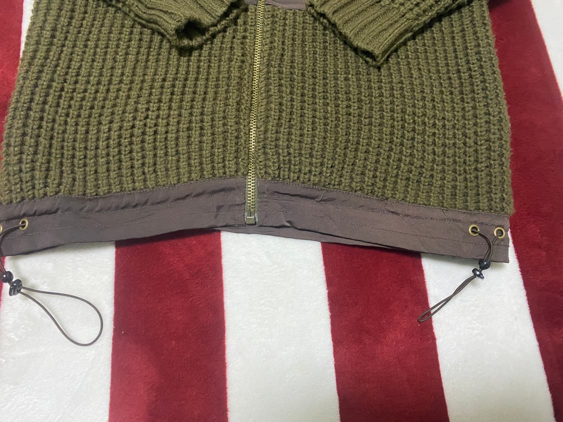 디젤 트리콧 와플 후디 스웨터 상품이미지3