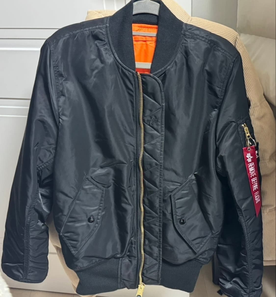 알파인더스트리 ma-1 블랙 상품이미지1