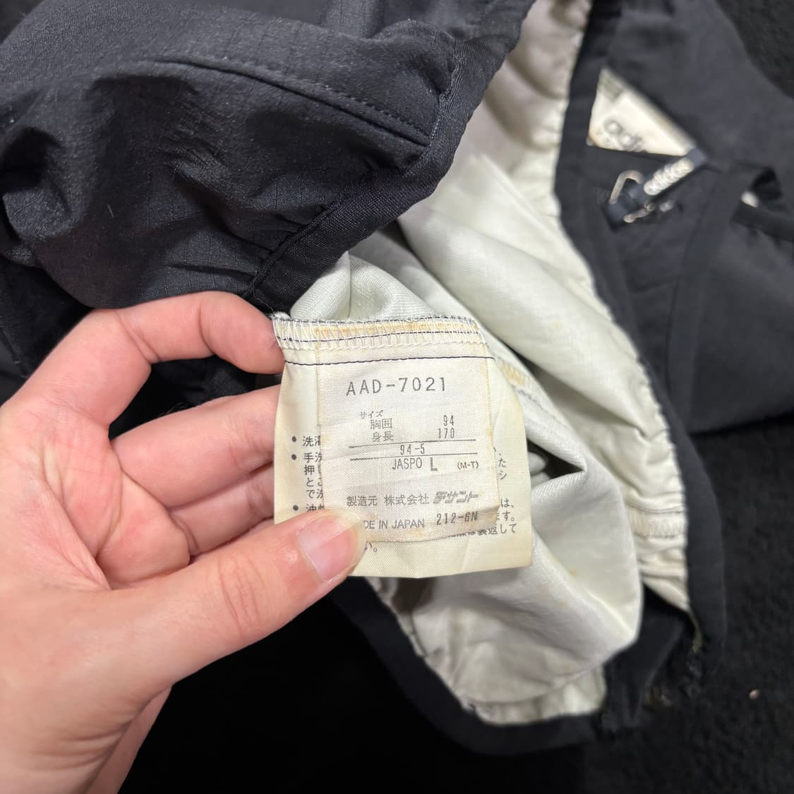 L 아디다스 어드벤쳐 재팬 블랙 립스탑 바람막이 조끼 베스트 상품이미지5