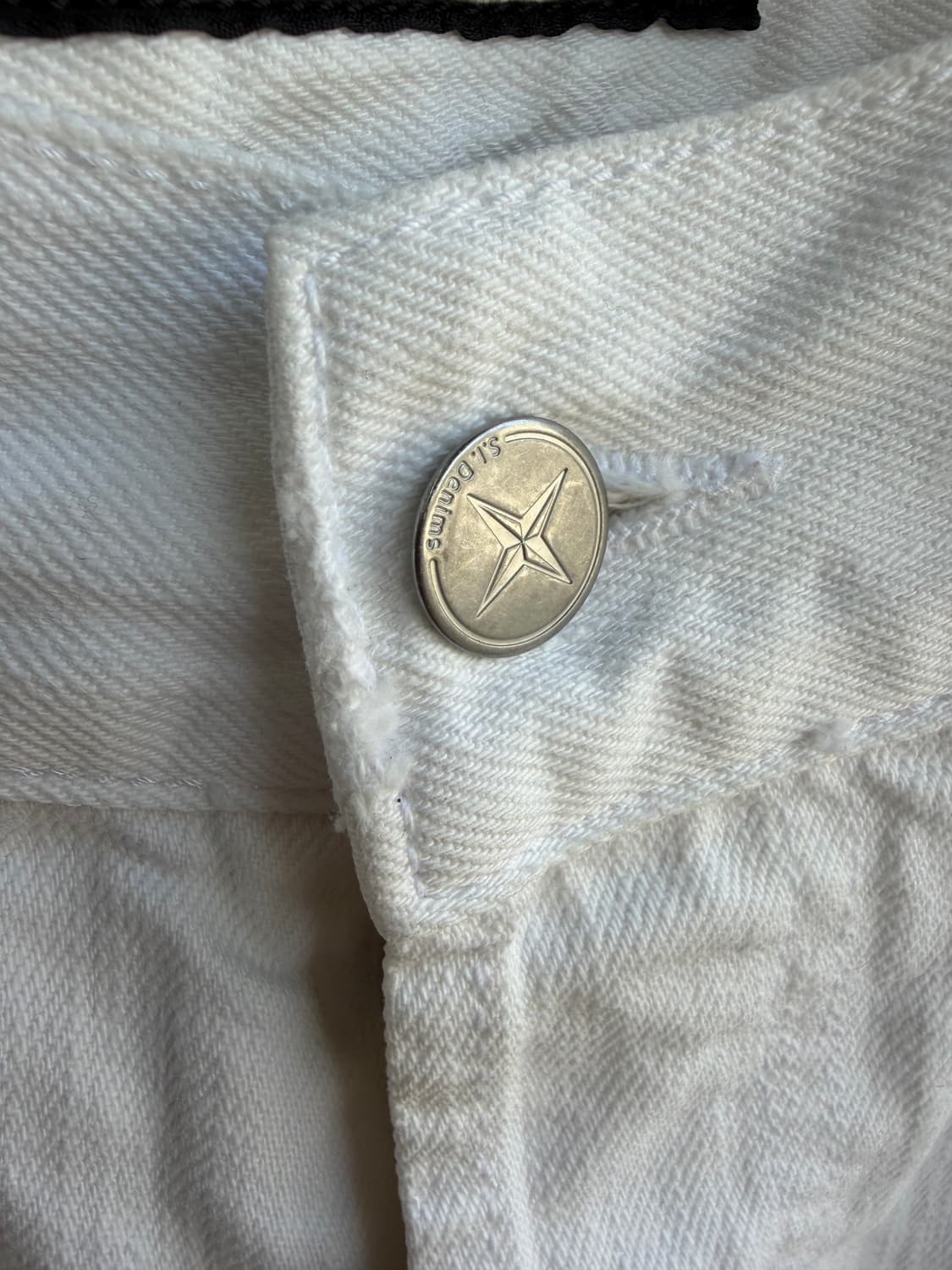 33~34/ 스톤아일랜드 00AW 디스 화이트 데님팬츠 상품이미지5