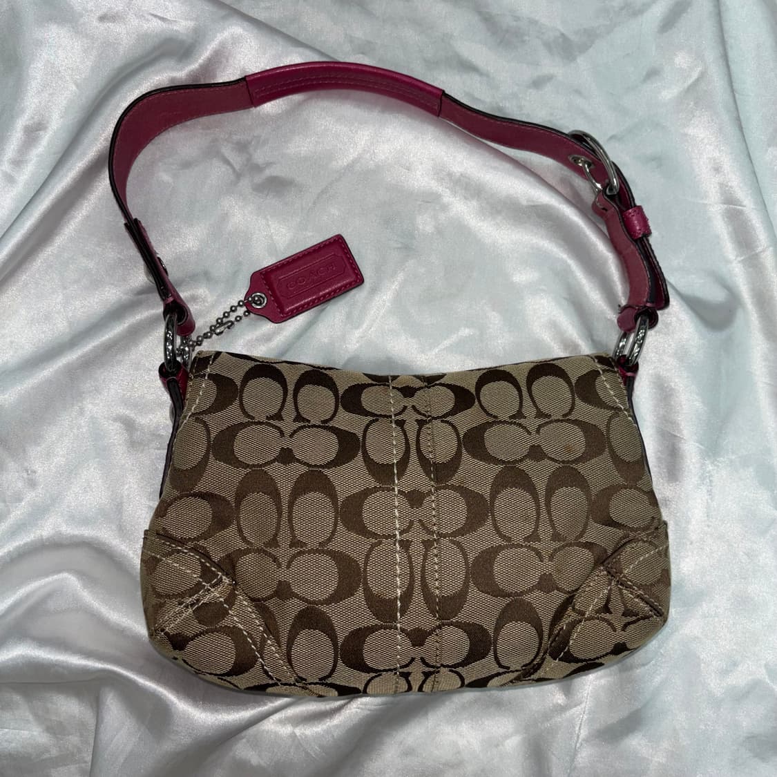 빈티지 코치 숄더백 핑크 가방 y2k 상품이미지4