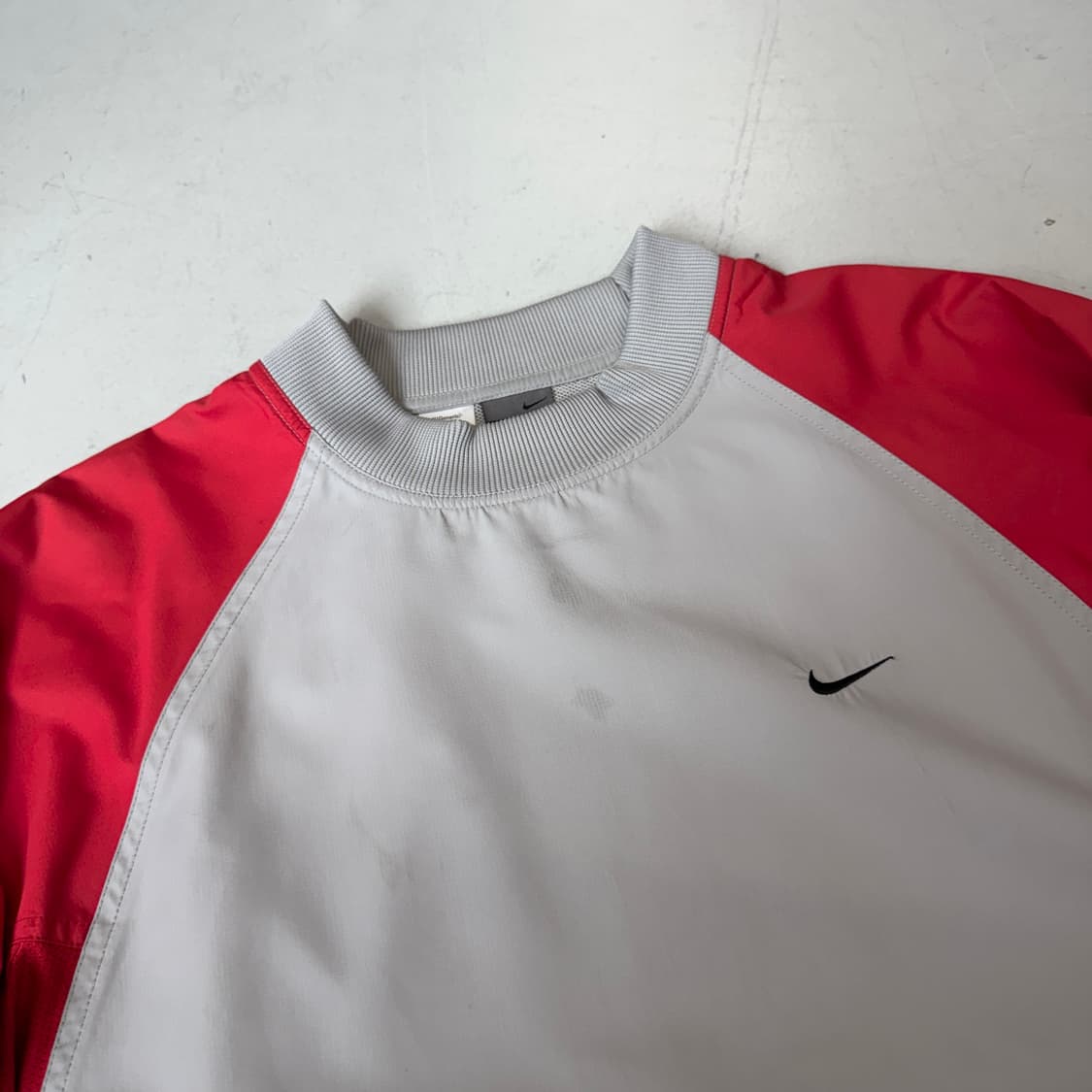 나이키 00s 스우시 회빨 배색 올드스쿨 웜업 바람막이  [Price]  상품이미지3