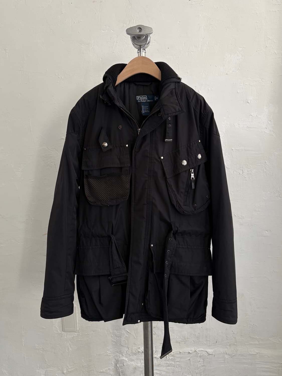 Polo Ralph Lauren 폴로 랄프로렌 블랙 유틸리티 바이커 자켓 상품이미지1