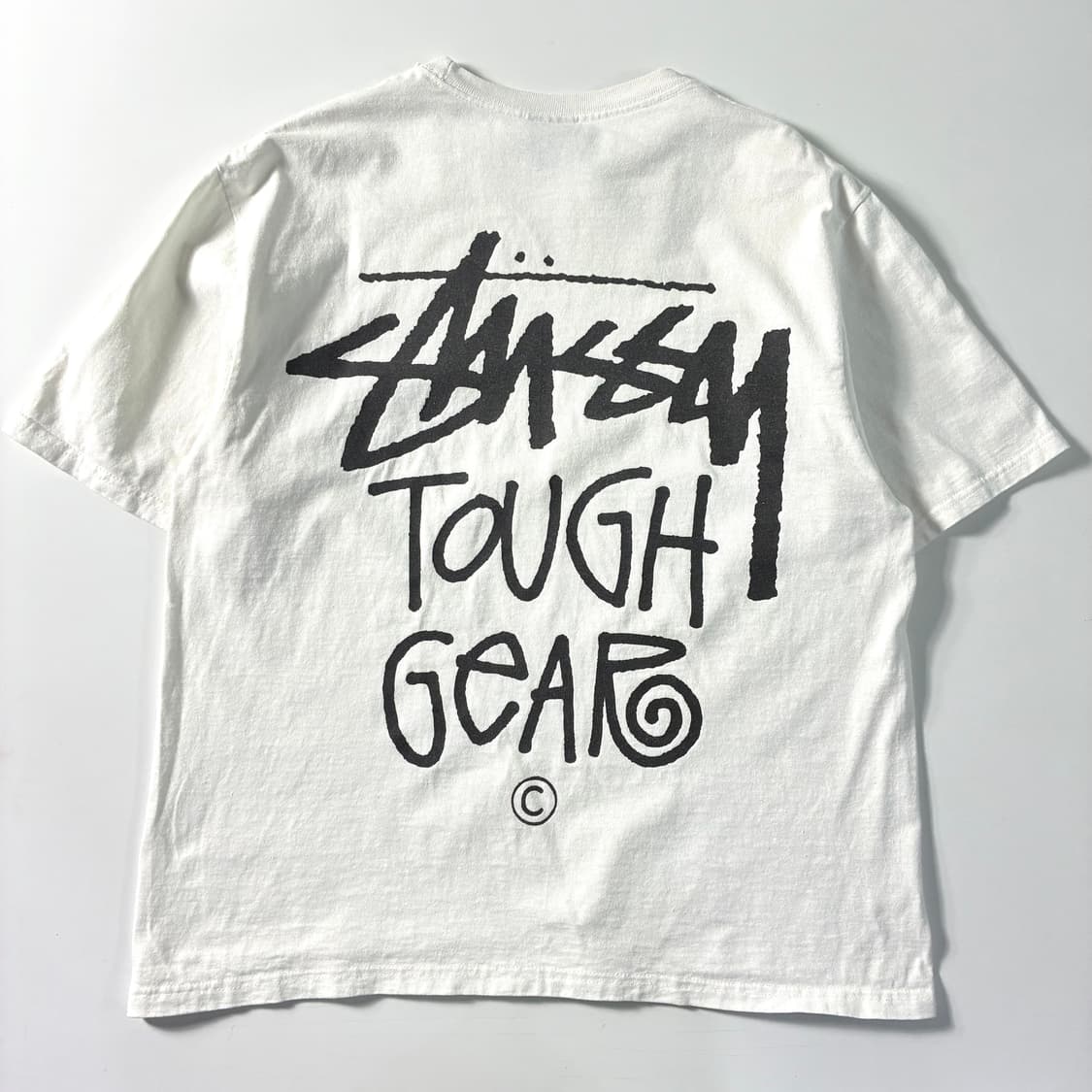 Stussy  스투시 터프기어 화이트 반팔티셔츠  상품이미지2