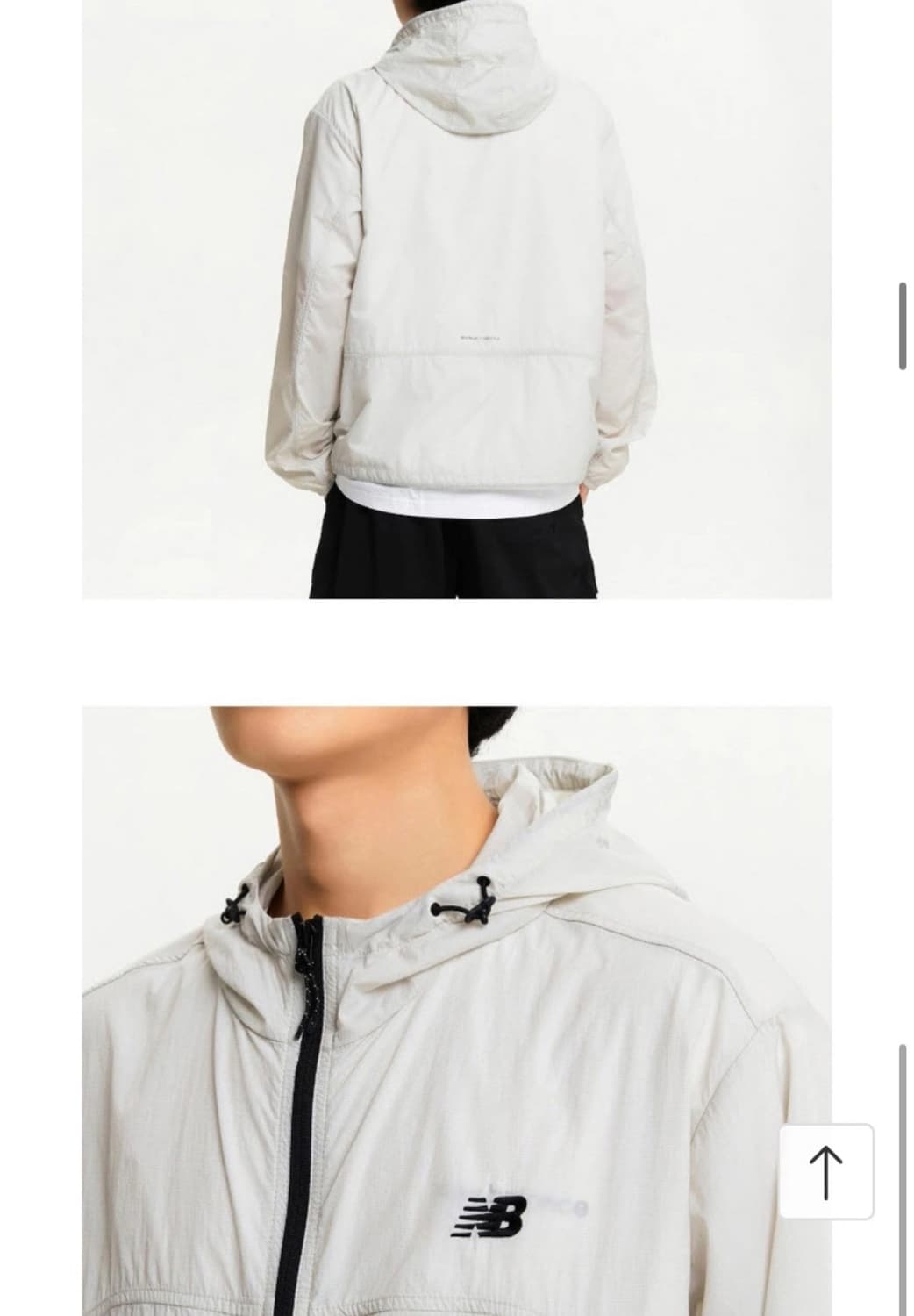 뉴발 스몰로고 경량 바람막이 새제품 상품이미지2