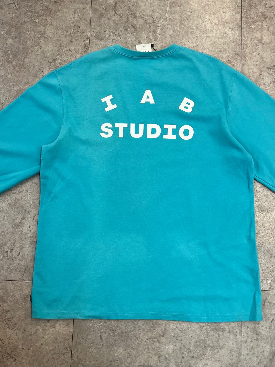 아이앱 스튜디오 롱슬리브리스 긴팔티 XL 스카이블루 #csz2456 상품이미지7