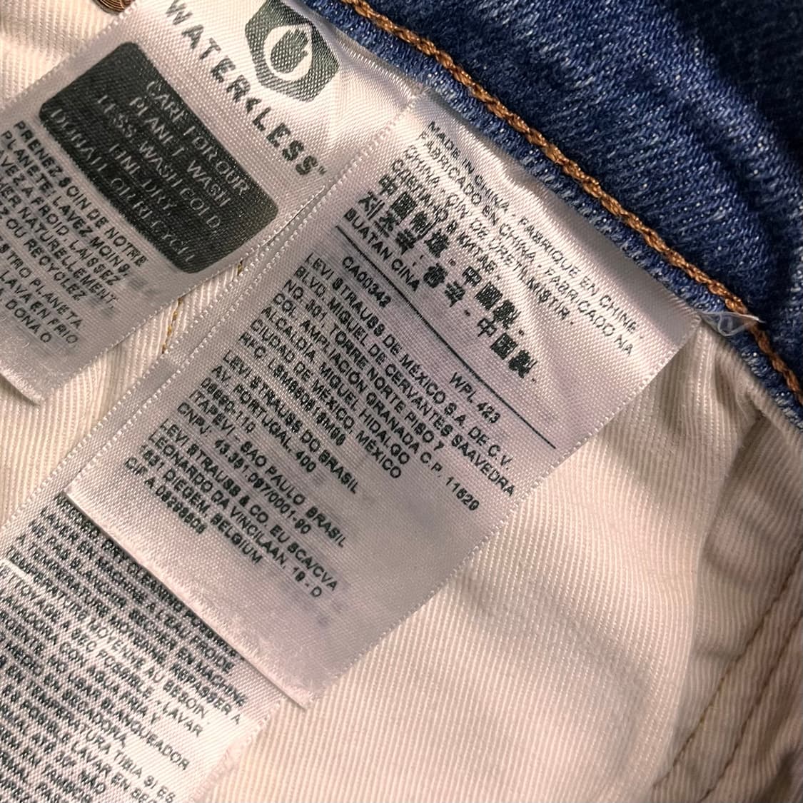 리바이스 505 레드탭 데님팬츠 W30 L32 상품이미지5