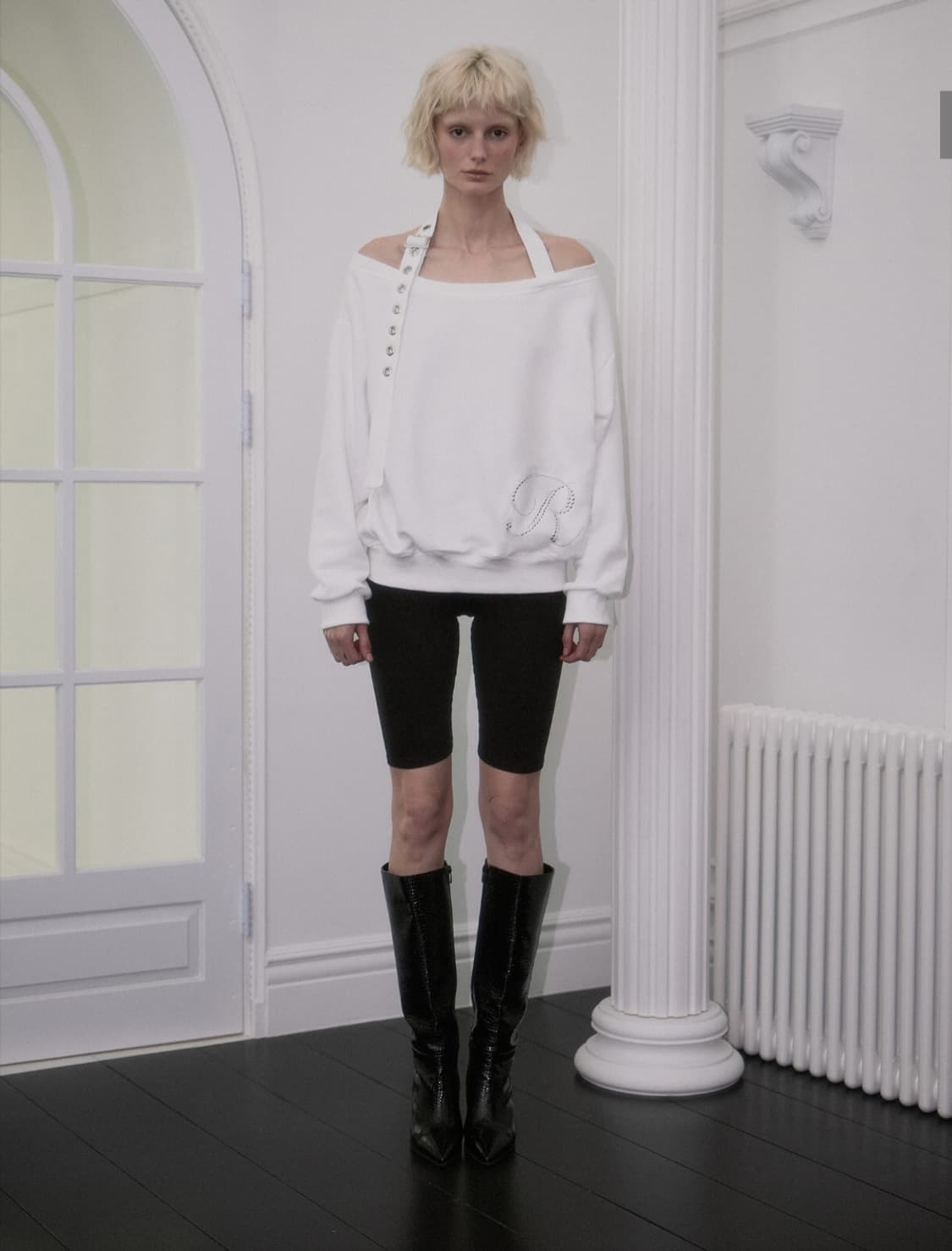 로제프란츠 오프숄더맨투맨 EyeletStrap OpenSweatshirt 상품이미지4