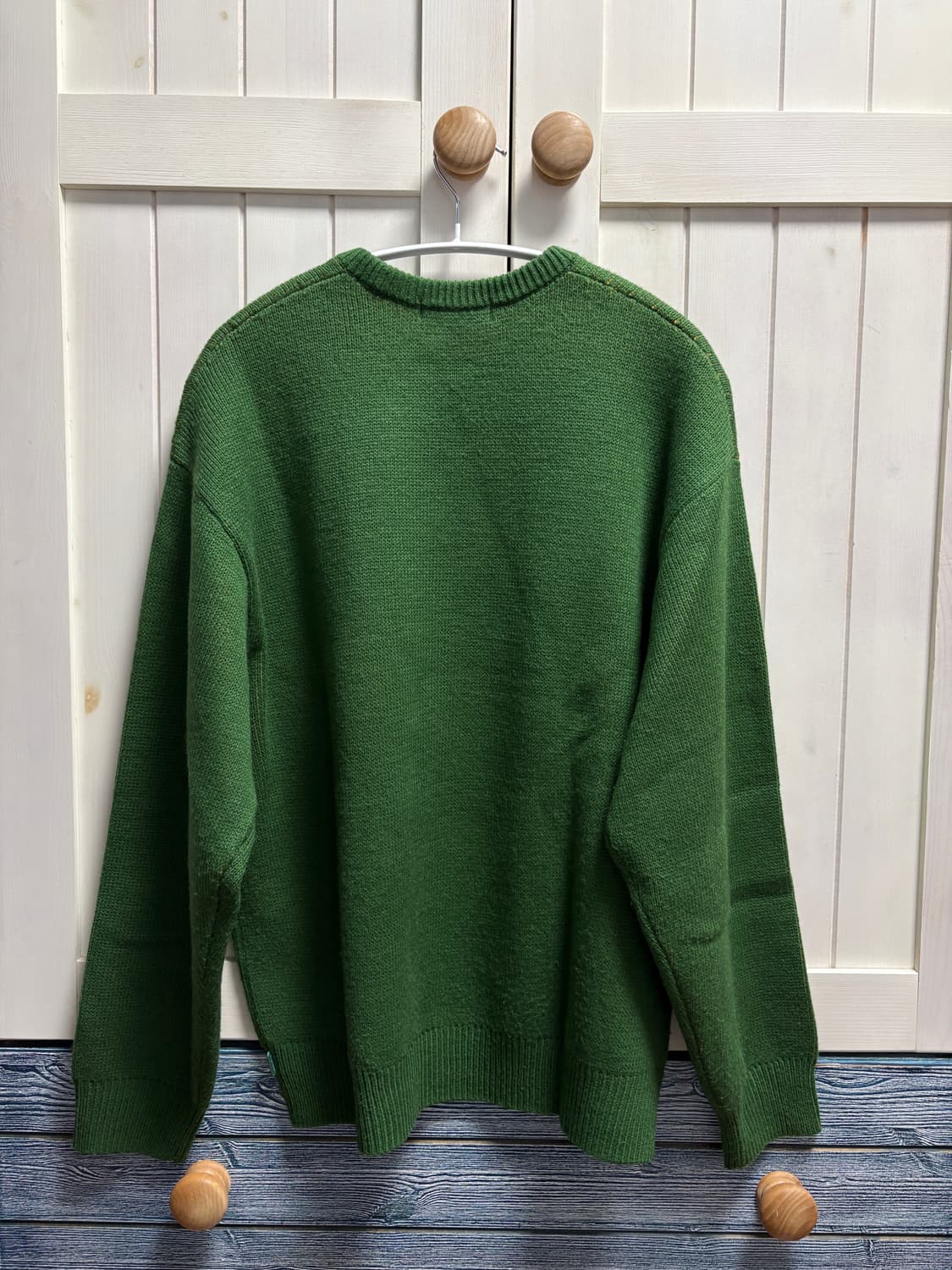 슈프림 트레셔 니트 그린 m사이즈 상품이미지3