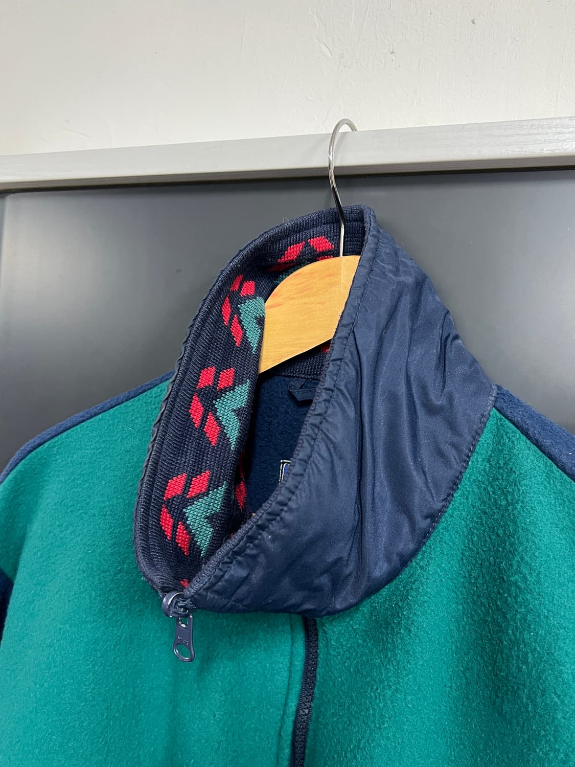 Amway 아즈텍 패턴 빈티지 플리스 집업  상품이미지3