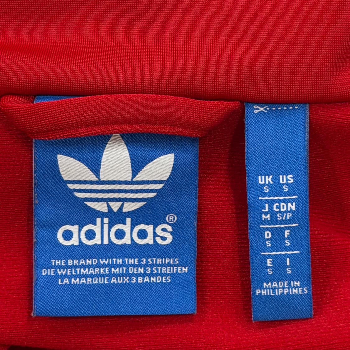 아디다스 빈티지 파이어버드 레드 트랙탑 져지 자켓 M 상품이미지4