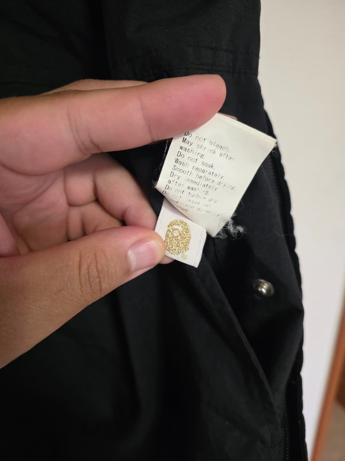 [2XL]베이프 로고 샤크후드 아노락 상품이미지5
