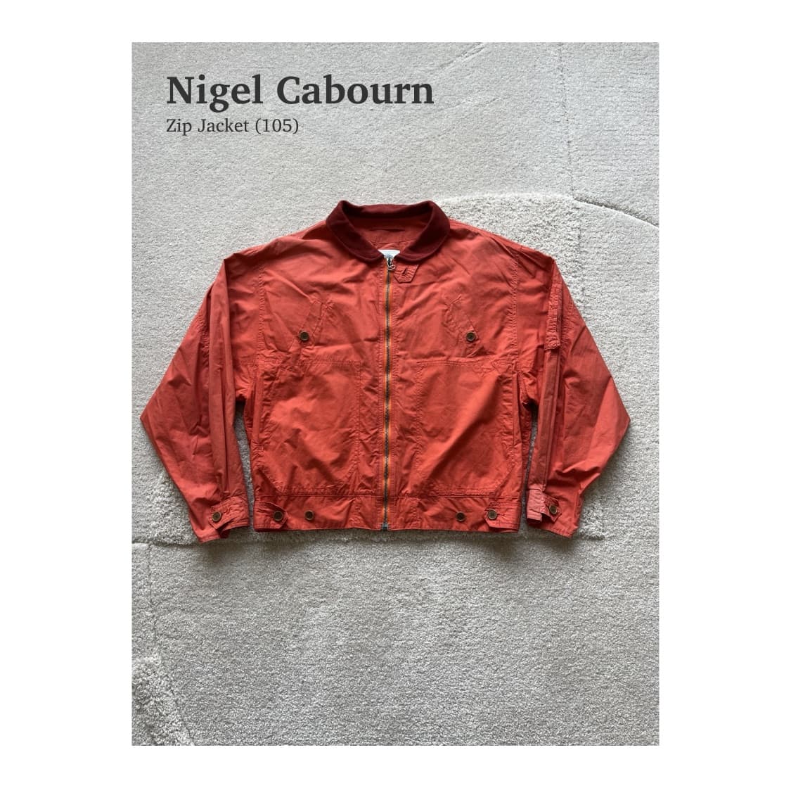 00s 나이젤카본 봄버 자켓 (105) 상품이미지1