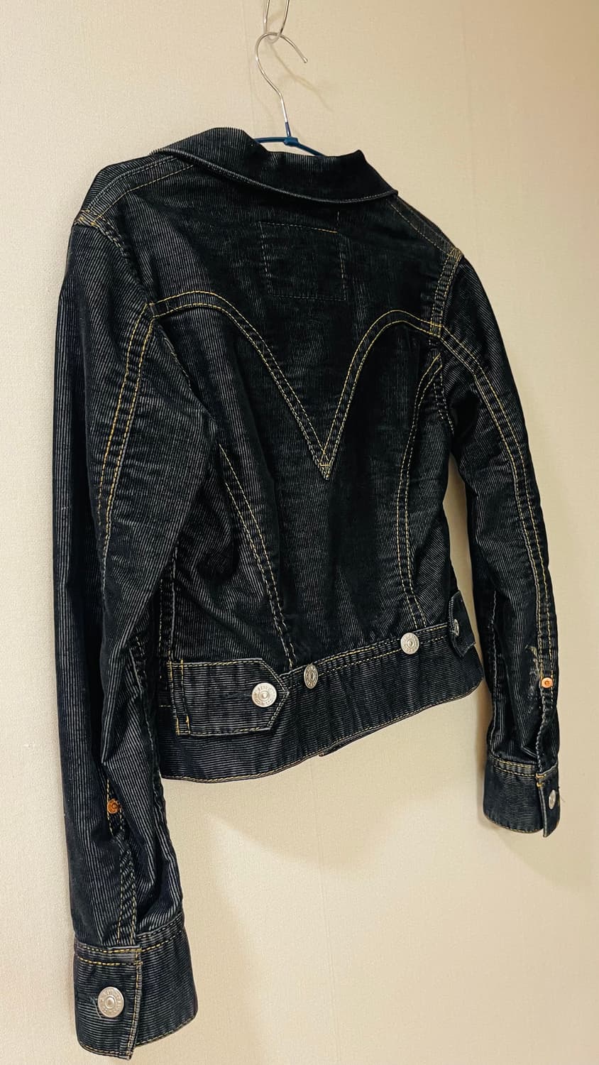 리바이스 Type1 아이코닉 블랙 코듀로이 골덴 트러커 자켓 실착 1회 상품이미지7