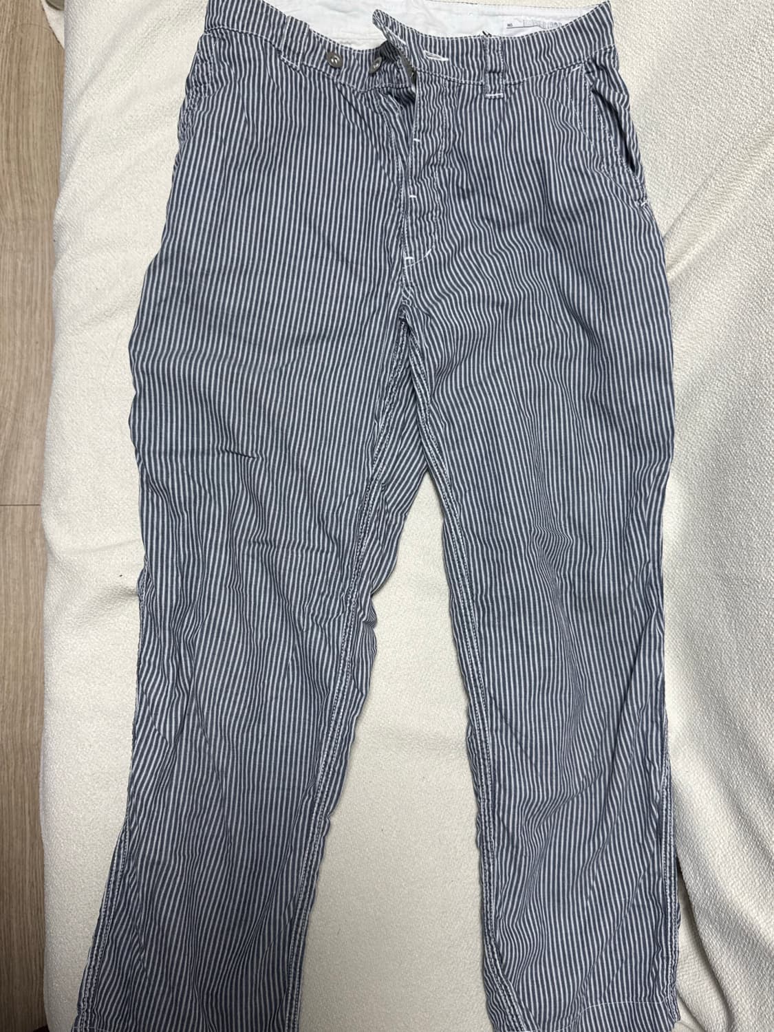 MHL. 히코리 스트라이프 워크팬츠  상품이미지3