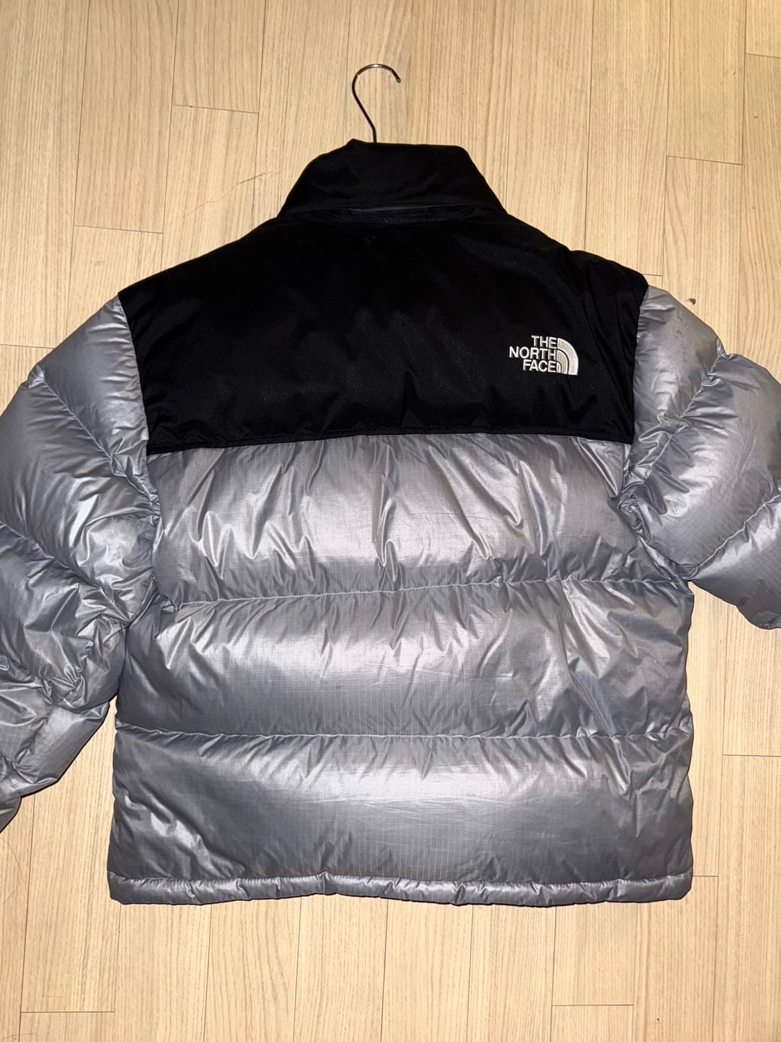 노스페이스 화이트 라벨 눕시 패딩 XL 헤더 그레이 상품이미지4