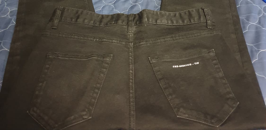 페이탈리즘 스트레치 크롭 블랙진 (32) #0069 상품이미지3