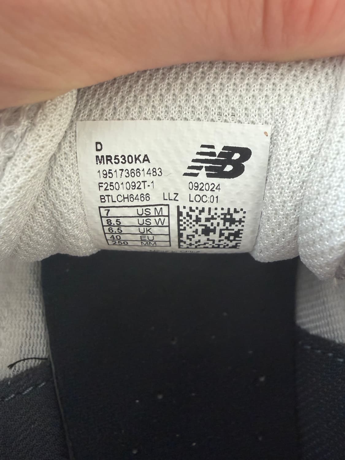 뉴발란스 530 스틸그레이 250 상품이미지3