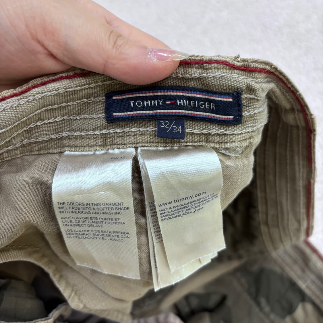 32/34 타미힐피거 남성 카고 치노 팬츠 0522Y 상품이미지3